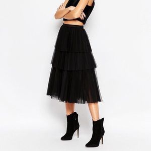 Tulle Prom Layered Skirt